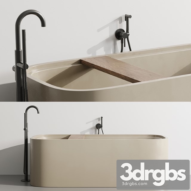 Cocoon Pb Bathtub by Fauset Omnires Y set 3dsmax Download - thumbnail 1