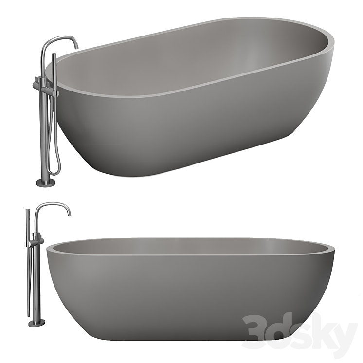 Cocoon solid bath 3DS Max Model - thumbnail 3