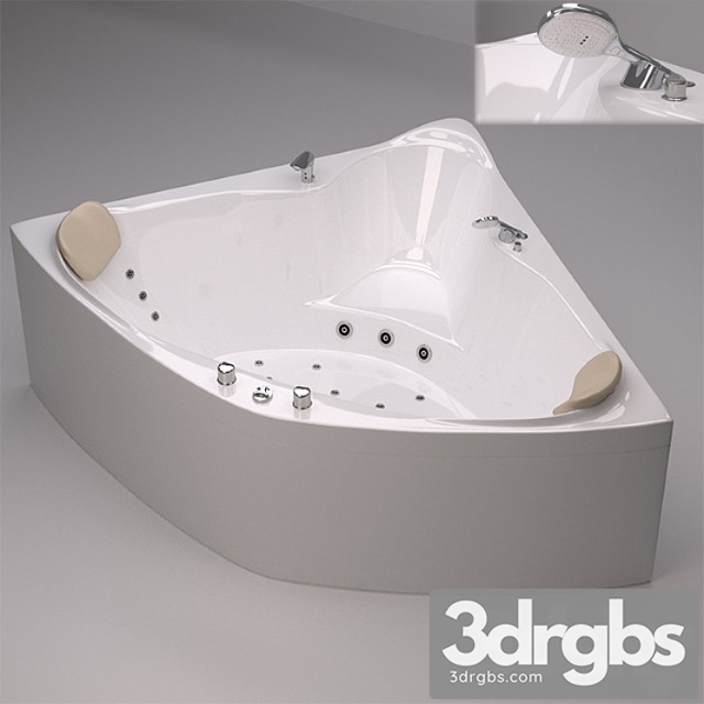 Corner Bath Triton Troy 3dsmax Download - thumbnail 1