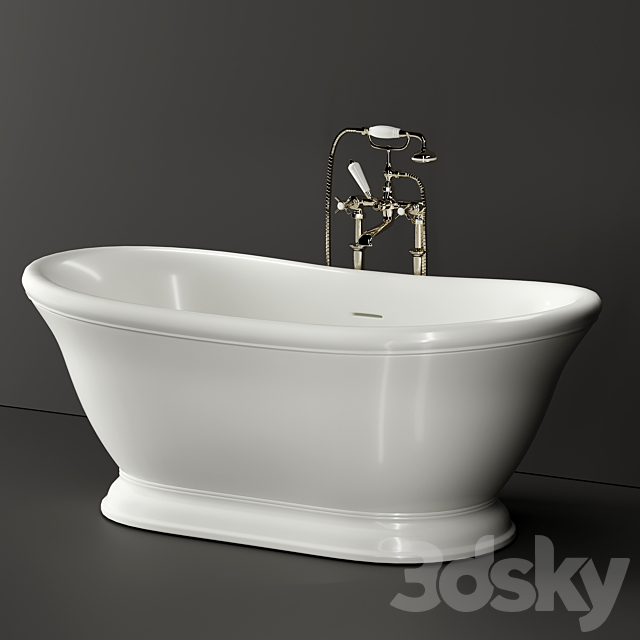 Devon bath set 3ds Max - thumbnail 3