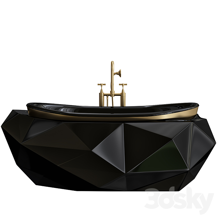 DIAMOND BATHTUB 3DS Max - thumbnail 2