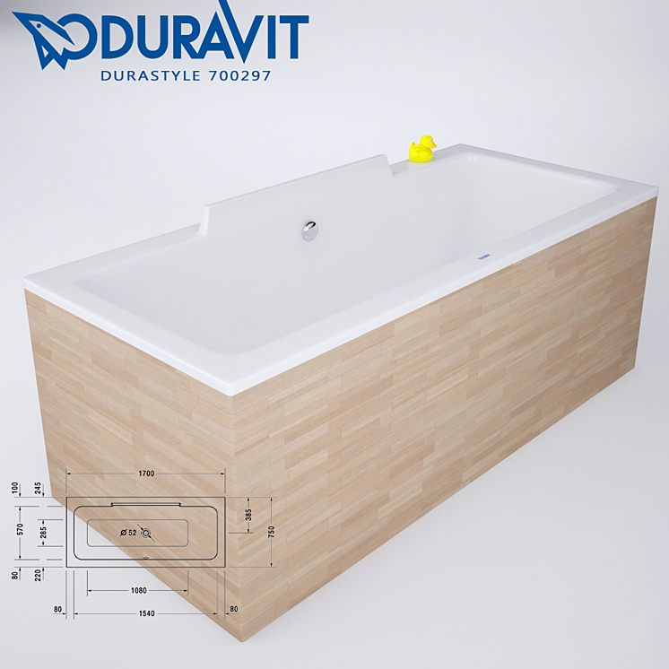 Duravit Durastyle 700297 3DS Max - thumbnail 1