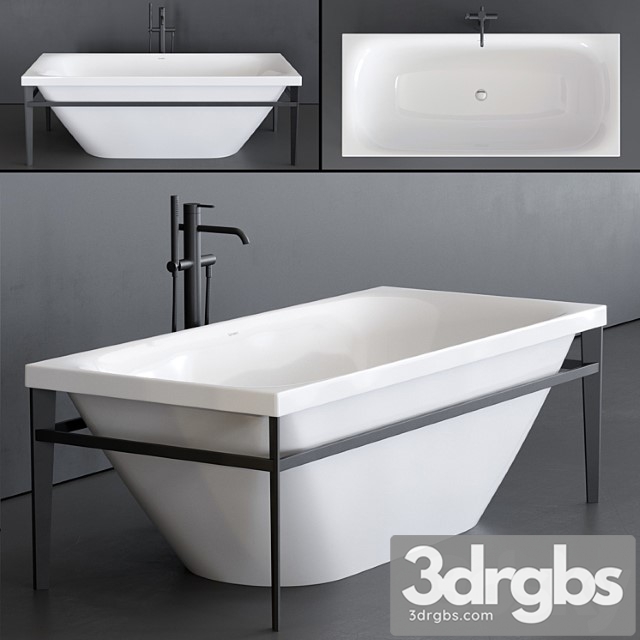 Duravit Xviu Bathtub 3dsmax Download - thumbnail 1