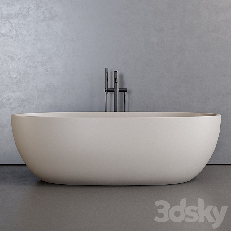 Esedra by SDR Ceramiche Bull Bathtub 3DS Max - thumbnail 2