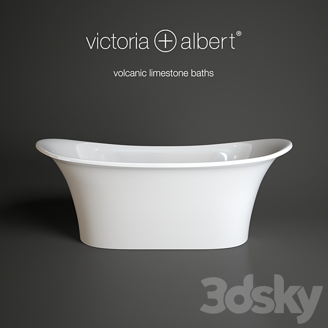 Freestanding Tub Toulouse Victoria + Albert 3ds Max - thumbnail 1