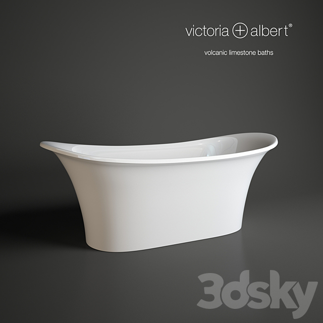 Freestanding Tub Toulouse Victoria + Albert 3ds Max - thumbnail 2