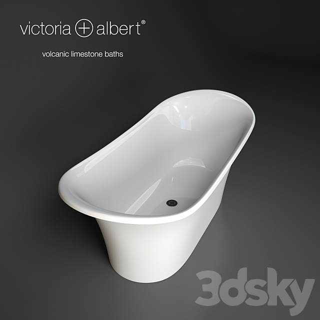 Freestanding Tub Toulouse Victoria + Albert 3ds Max - thumbnail 3