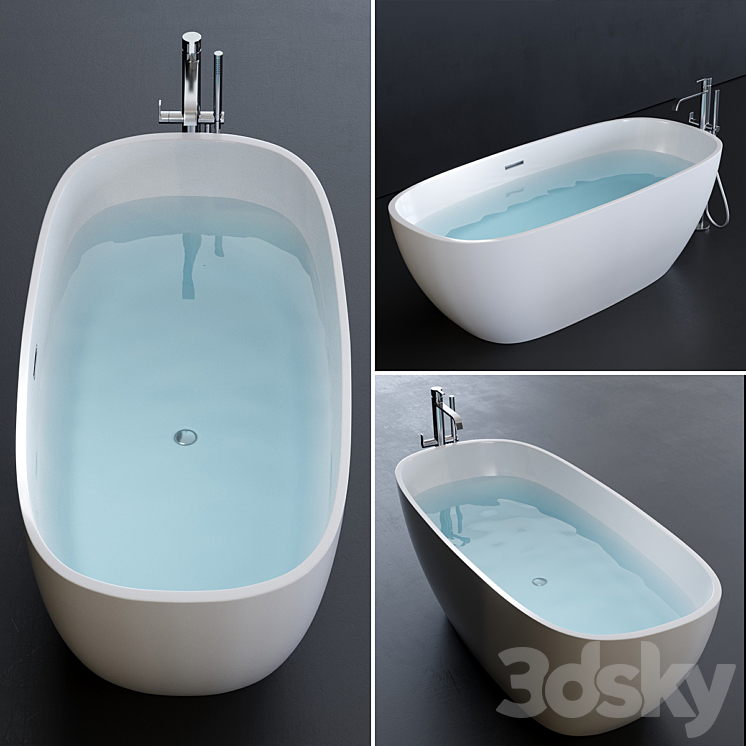 GALASSIA MEG11 Bathtub art. 7320 3DS Max - thumbnail 1