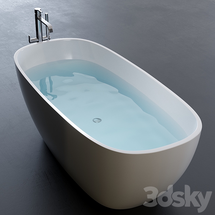 GALASSIA MEG11 Bathtub art. 7320 3DS Max - thumbnail 2