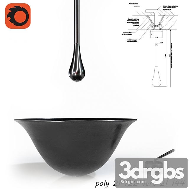 Gessi Goccia 6 3dsmax Download - thumbnail 1