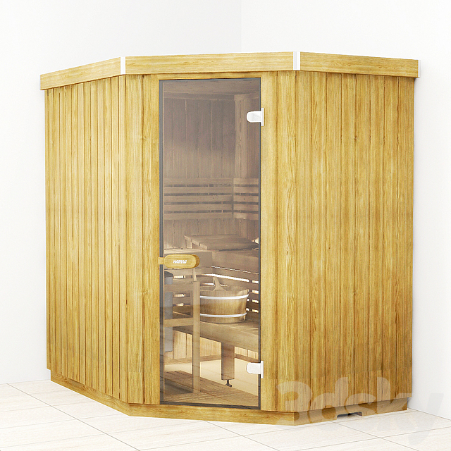 Harvia Variant sauna 3DS Max Model - thumbnail 1