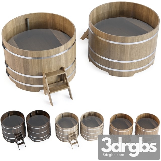 Hot tub round d1500mm from bentwood - thumbnail 1