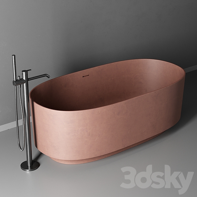 Inbani Arc Bathtub 3DS Max Model - thumbnail 2