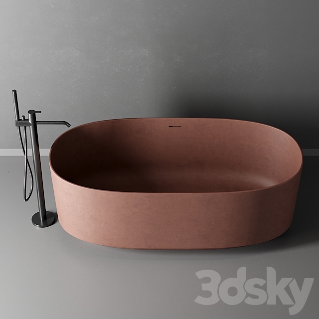 Inbani Arc Bathtub 3DS Max Model - thumbnail 3