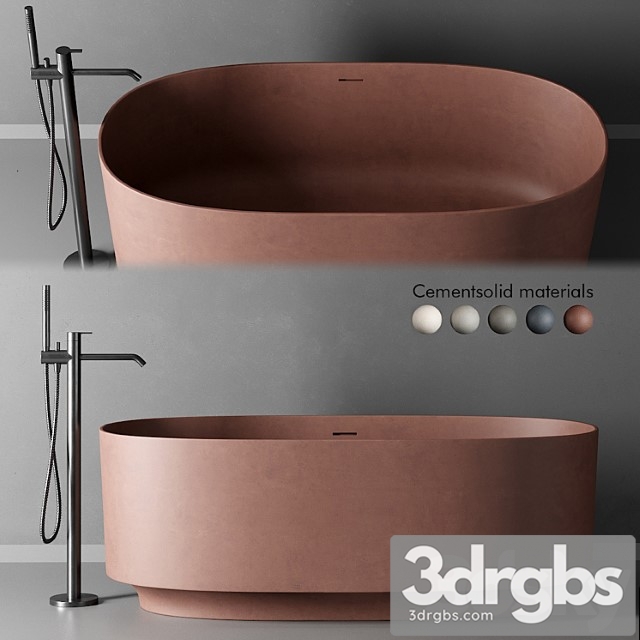 Inbani Arc Bathtub 3dsmax Download - thumbnail 1