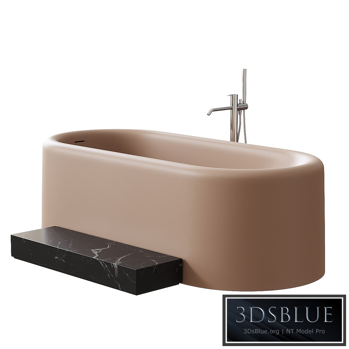 Inbani Ease Bathtub 3DS Max - thumbnail 3