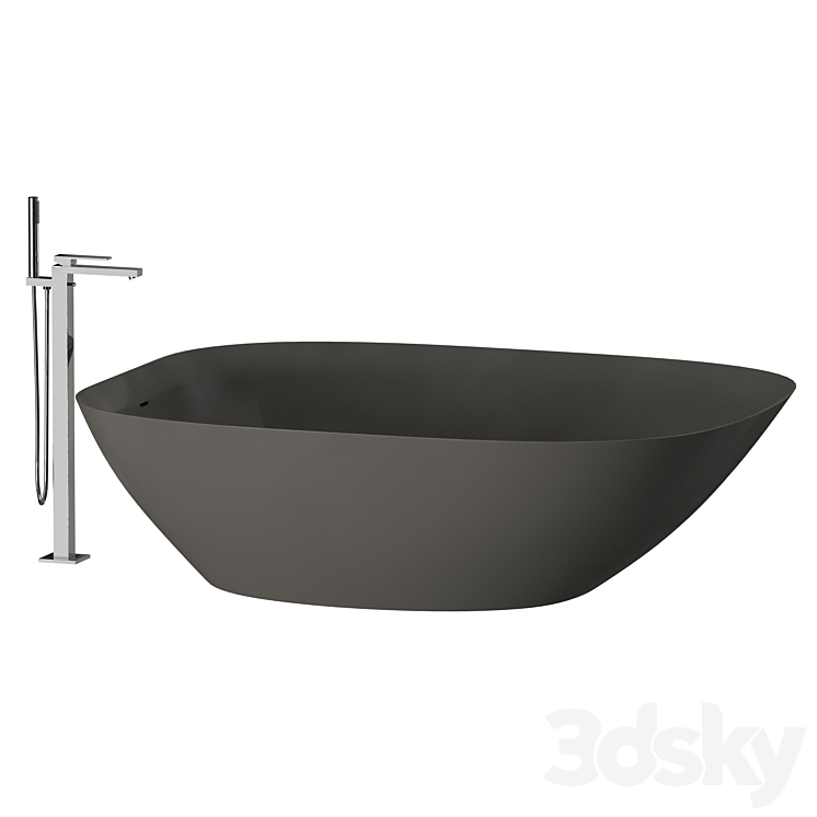 INBANI Forma Bathtub 3DS Max Model - thumbnail 2