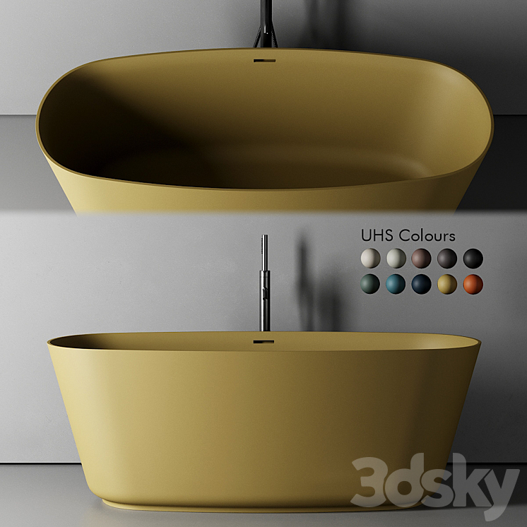 Inbani Vesta Bathtub 3DS Max - thumbnail 1