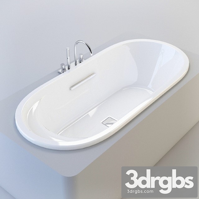 Jacob Delafon Lovee Bath Recessed 3dsmax Download - thumbnail 1