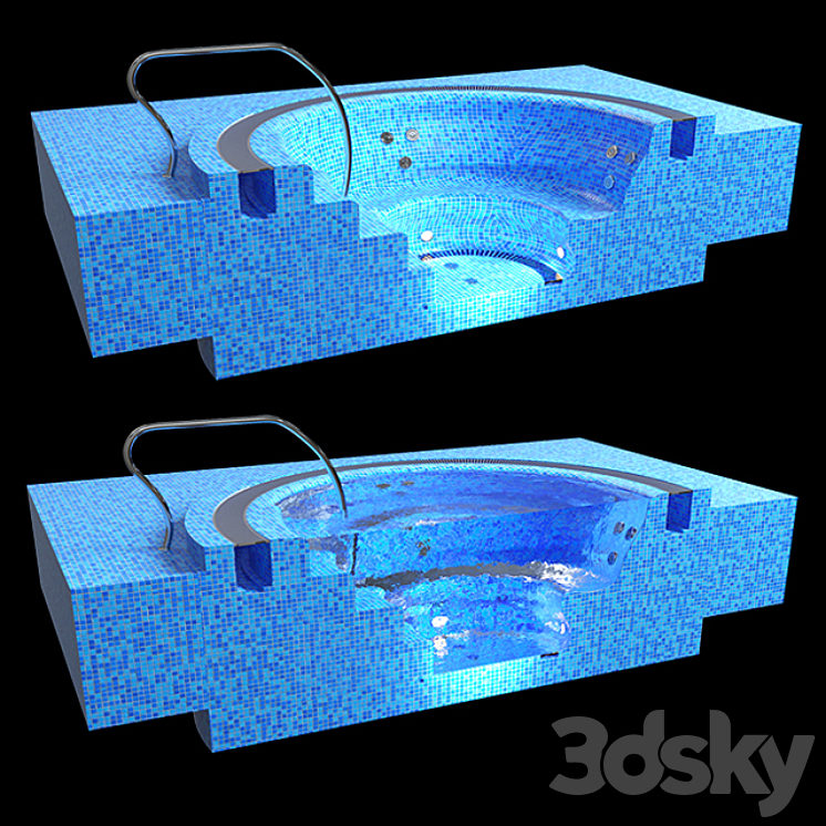 Jacuzzi 3DS Max - thumbnail 1