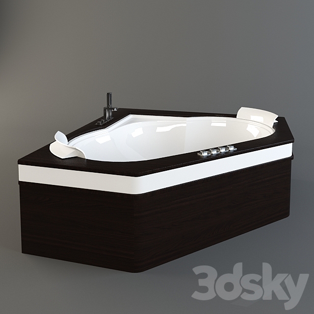 Jacuzzi Aura Corner 3ds Max - thumbnail 1