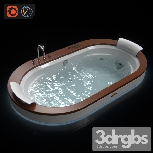 Jacuzzi Opalia Wood 3dsmax Download - thumbnail 1