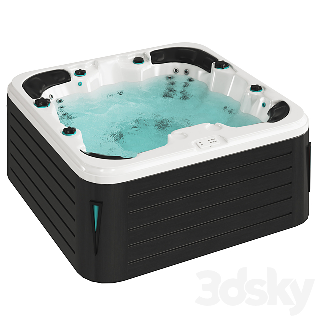 Jacuzzi SPA PassionSpas Rewind 3DS Max Model - thumbnail 4