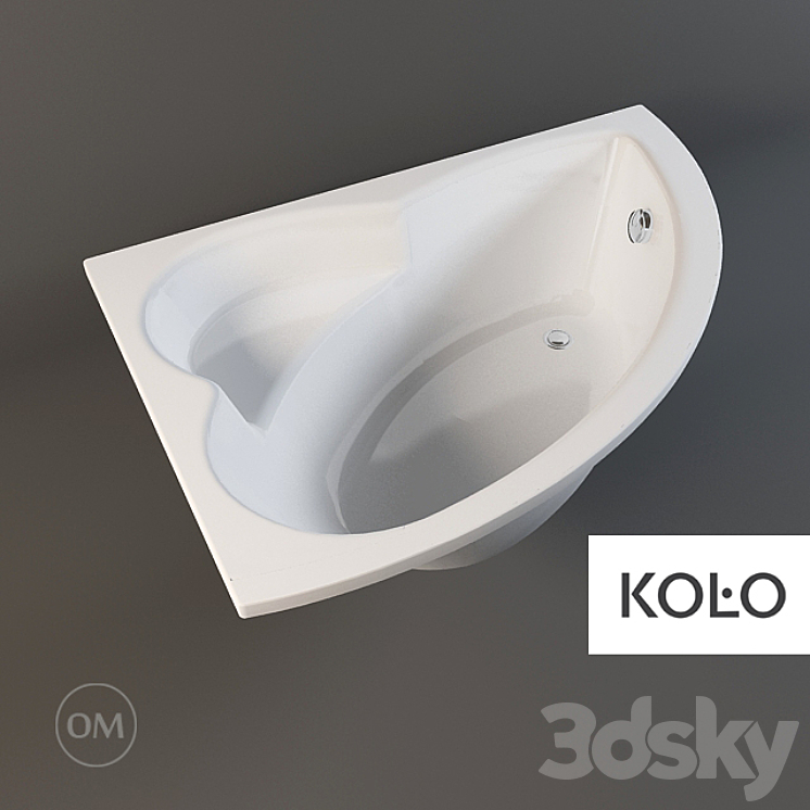 KOLO Bath neo plus 150x100cm L 3DS Max - thumbnail 1