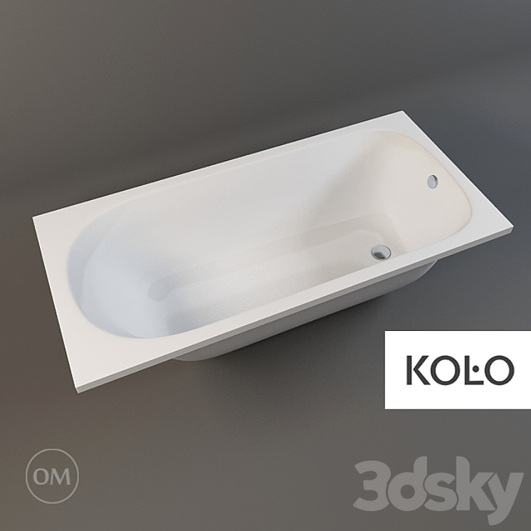 KOLO Bath SPARK 160×75 cm 3DS Max - thumbnail 1