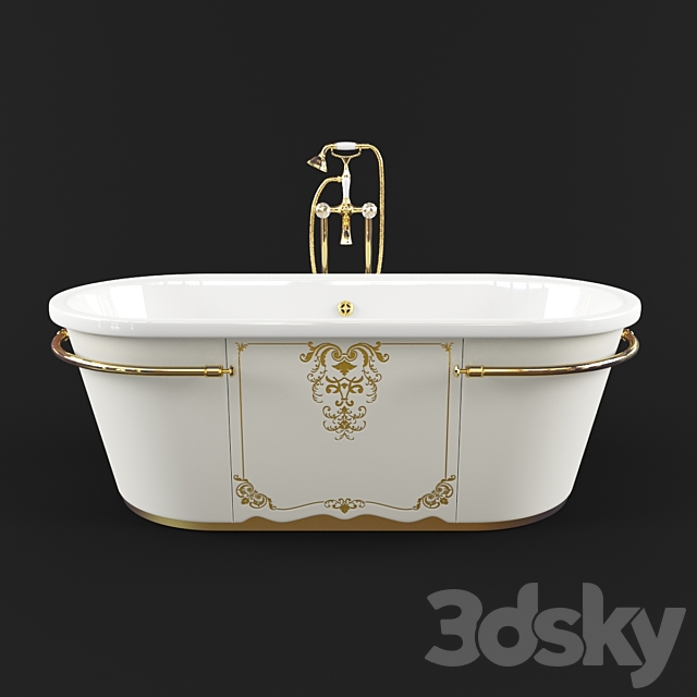 LINEATRE bath 3DS Max Model - thumbnail 1