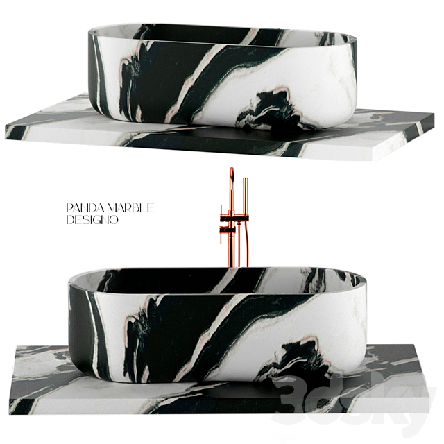 Lusso Bath Marble 3DS Max Model - thumbnail 3