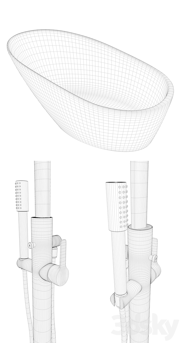 Marmorin design mia 3DS Max Model - thumbnail 3