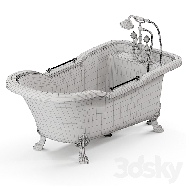 Migliore Imperio Bathtub on paws 3DS Max Model - thumbnail 4