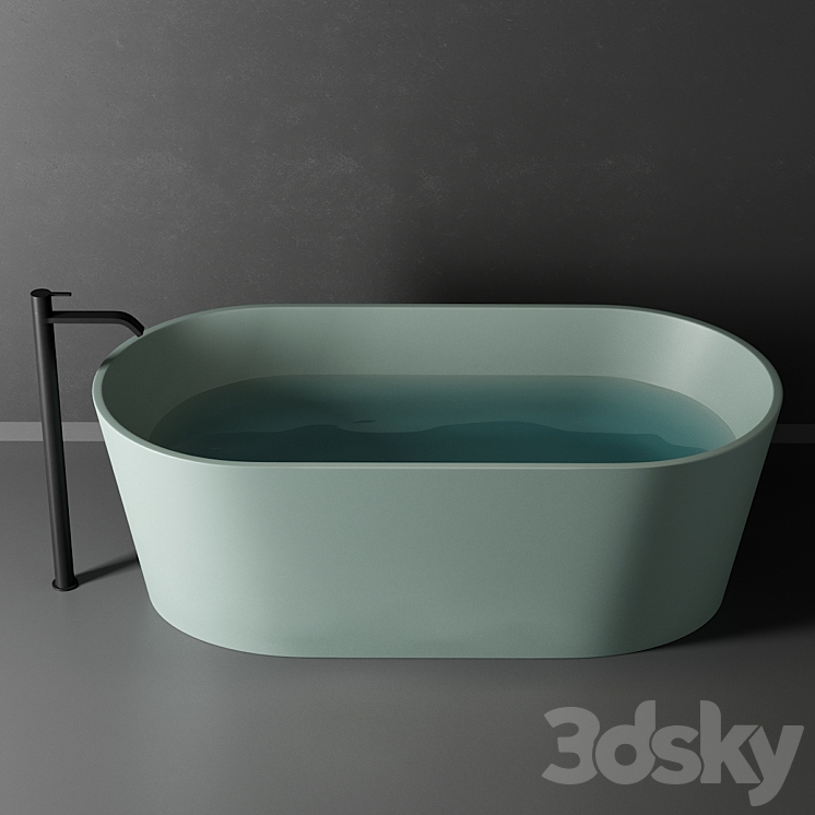 Nic Design Bay Bathtub 3DS Max - thumbnail 2