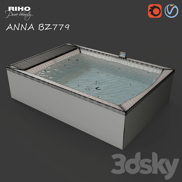 RIHO Anna BZ779 3ds Max - thumbnail 2