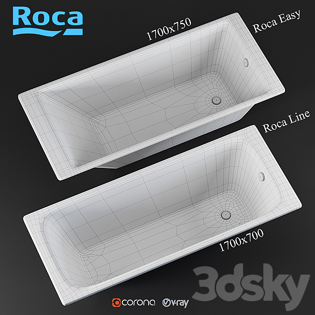 Roca Easy + Line 3DS Max Model - thumbnail 2