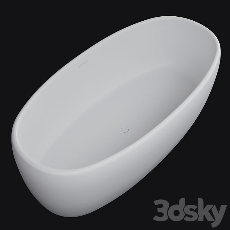 Salini LUCE bathtub 3DS Max - thumbnail 2