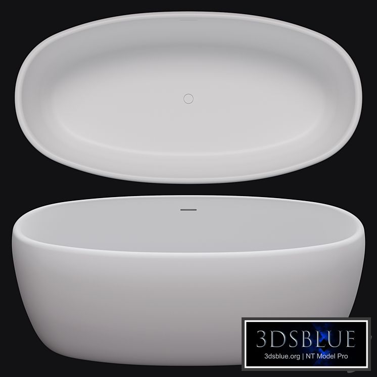 Salini LUCE bathtub 3DS Max - thumbnail 3