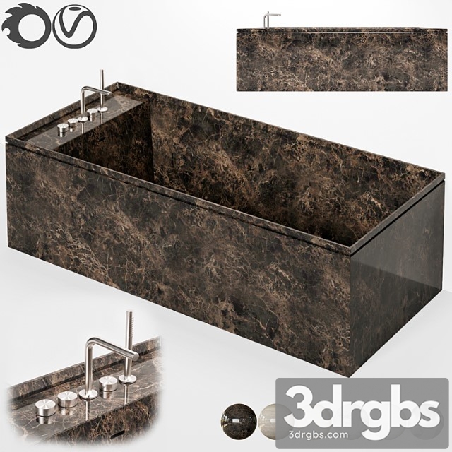 Salvatori Onsen Bathtub 3dsmax Download - thumbnail 1