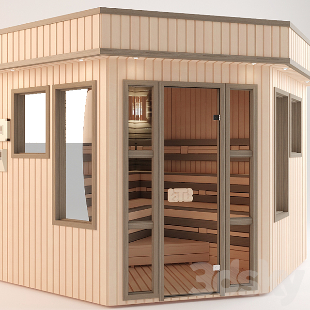 Sauna  ITS 3ds Max - thumbnail 1