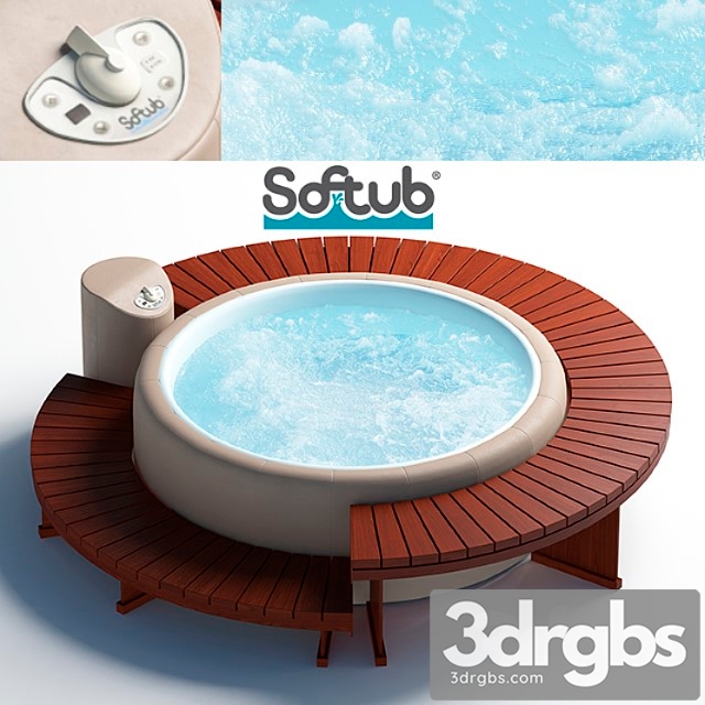 Softub Exterior Jacuzzi 3dsmax Download - thumbnail 1