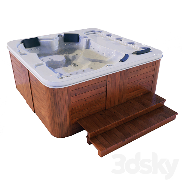 Spa jacuzzi 3ds Max - thumbnail 1