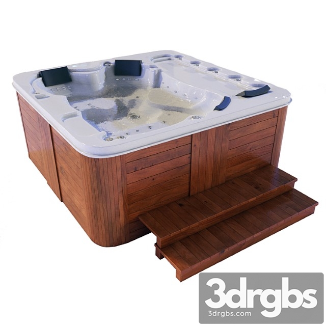 Spa Jacuzzi 3dsmax Download - thumbnail 1