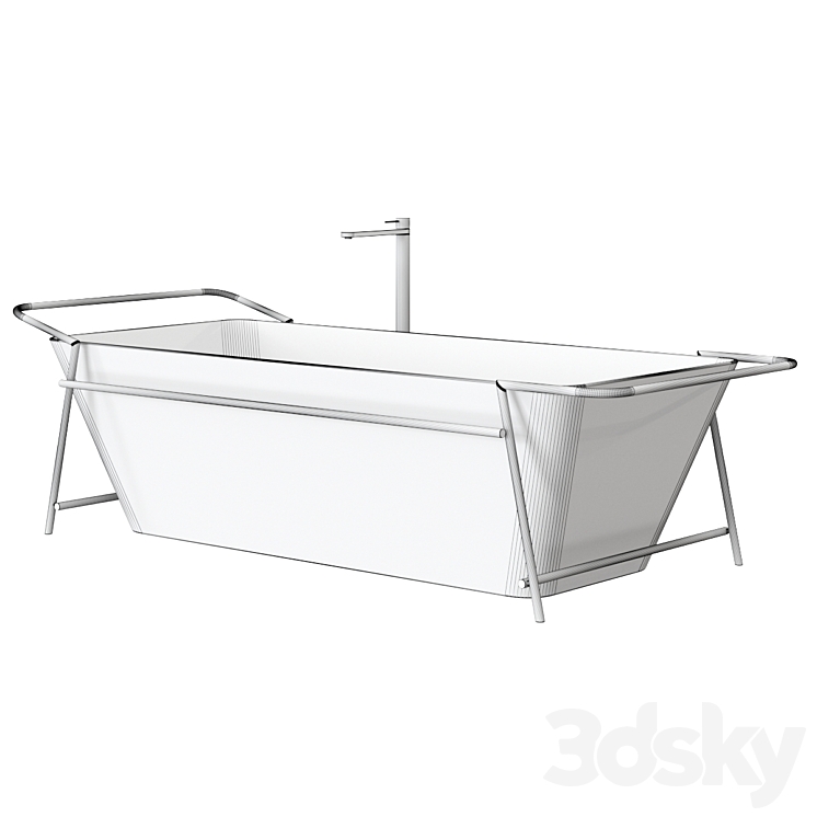 Style Plus Capsule by Cerasa Bathtub 3DS Max - thumbnail 2