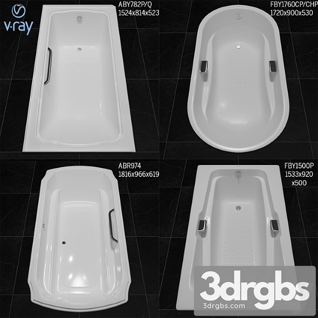 Toto Bathtub 2 3dsmax Download - thumbnail 1