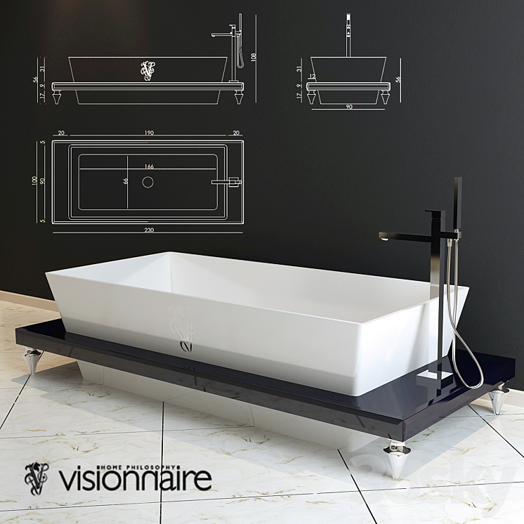 vasca bath 3DS Max - thumbnail 1