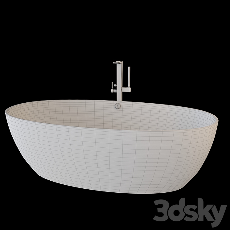 Viller bath 3DS Max - thumbnail 2