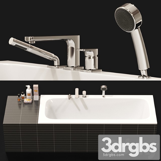 Villeroy and Boch and Tap With Cosmetics 3dsmax Download - thumbnail 1