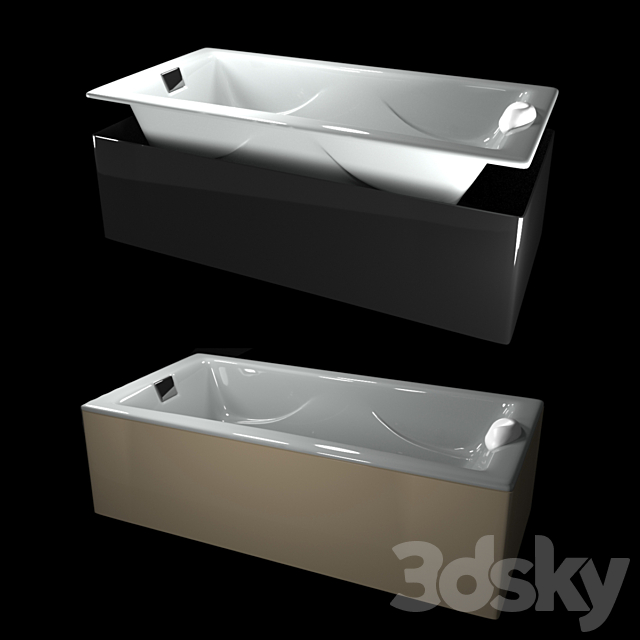 Whirlpool bath Tea-for-Two Kohler 2015 K-865-N1-47 3ds Max - thumbnail 3