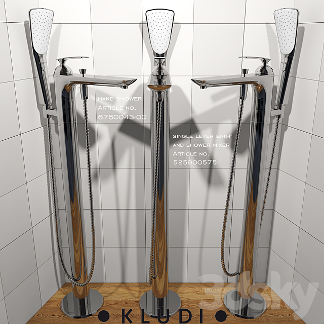 A collection of mixers series KLUDI Balance part 2 3DS Max Model - thumbnail 3